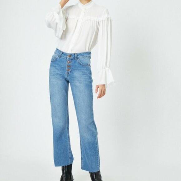 KOTON Eve Jean Pant Indigo Size 32 / 32 NWT - Picture 5 of 7